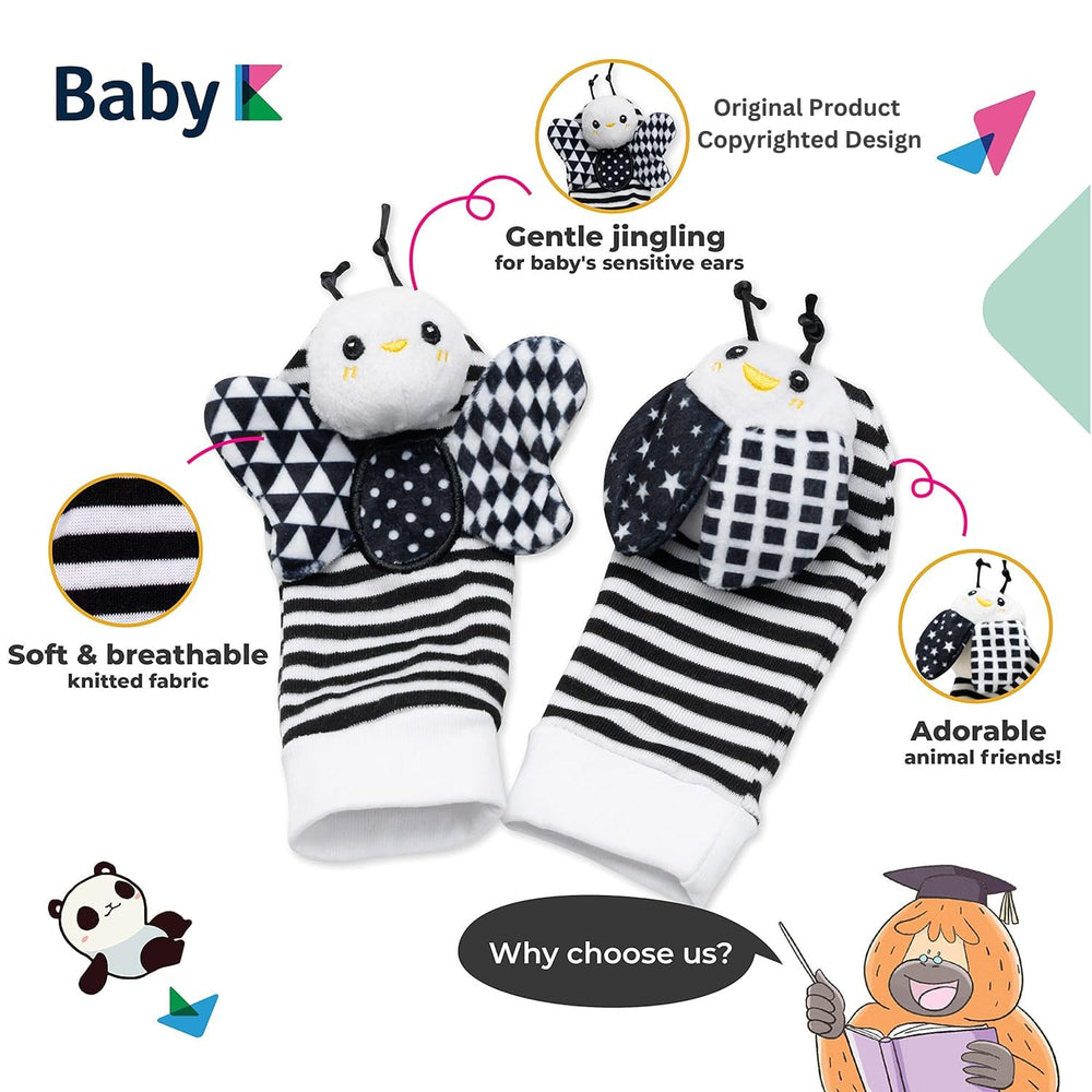 BABY K spider butterfly ladybug bee companions entertain on the go