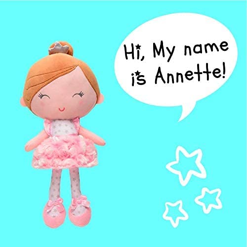 Baby Starters Annette doll with rattle for on-the-go entertainment