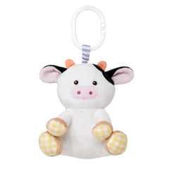 Baby Starters Magic Years cow chime toy with plush design for engaging auditory play