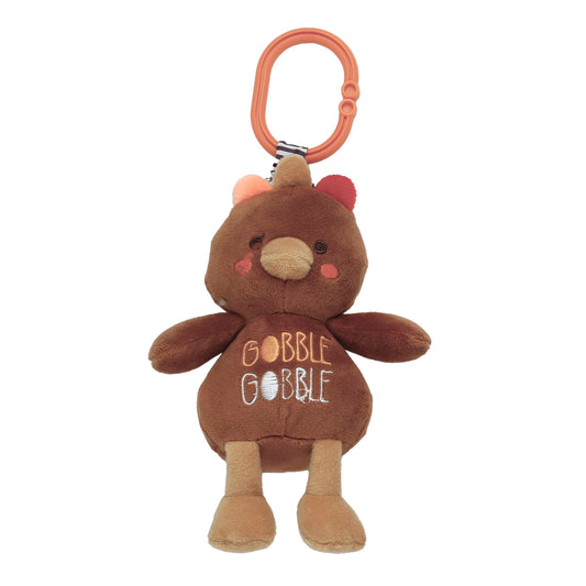 Baby Starters Magic Years Thanksgiving turkey chime toy with pull jiggle for sensory play