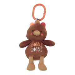 Baby Starters Magic Years Thanksgiving turkey chime toy with pull jiggle for sensory play