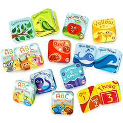 BabyBibi ABC and numbers books support early learning in bath