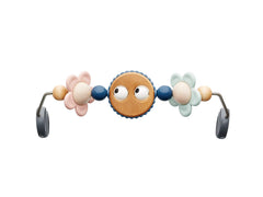 BabyBjörn Googly Eyes Pastels toy for bouncer; promotes visual tracking and playful engagement.