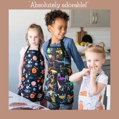 BABYBOET cosmic apron soft natural cotton feels gentle on skin