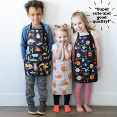 BABYBOET kids apron used in kitchen for simple cooking tasks
