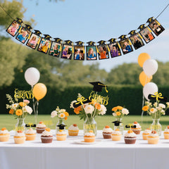 Babycop memory backdrop creates photo-worthy moments for seniors.