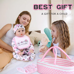 Babyfere animal-print romper adds playful style to 17-22 inch dolls.