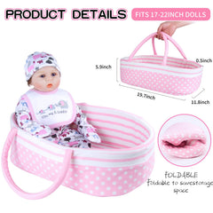 Babyfere soft velvet blanket offers gentle warmth for dolls.