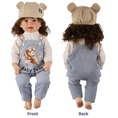 BABESIDE blue hat adds cute finishing touch to lifelike dolls