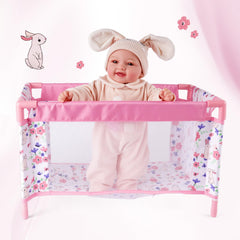 BABESIDE 20-inch doll bed size fits most reborn dolls.