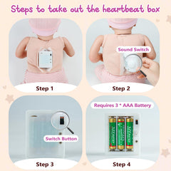 BABESIDE Loulou hands and feet poseability enables expressive posing.