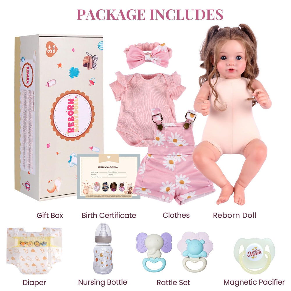 BABESIDE Reborn doll outfit boosts pretend care routines with charm