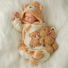 BABESIDE Reborn doll realistic wrinkles and veins enhance lifelike detail.