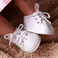 BABESIDE Reborn Doll Shoes washable canvas for repeated play sessions