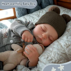BABESIDE sleeping baby close-up evokes calm bedtime moments