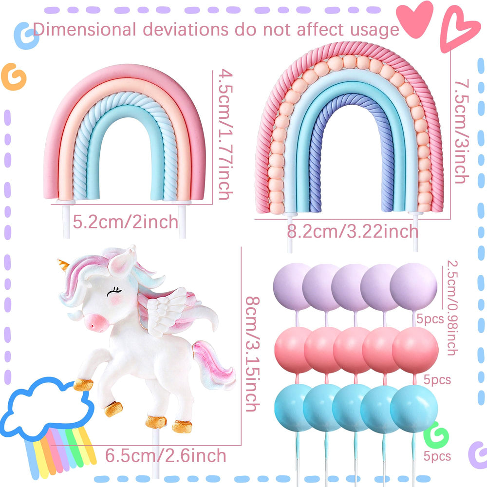 Bach and Boozy unicorn figurine topper creates a dreamy cake centerpiece