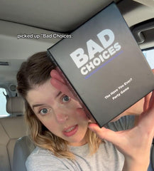 BAD CHOICES gift packaging idea suggests a great present for adults