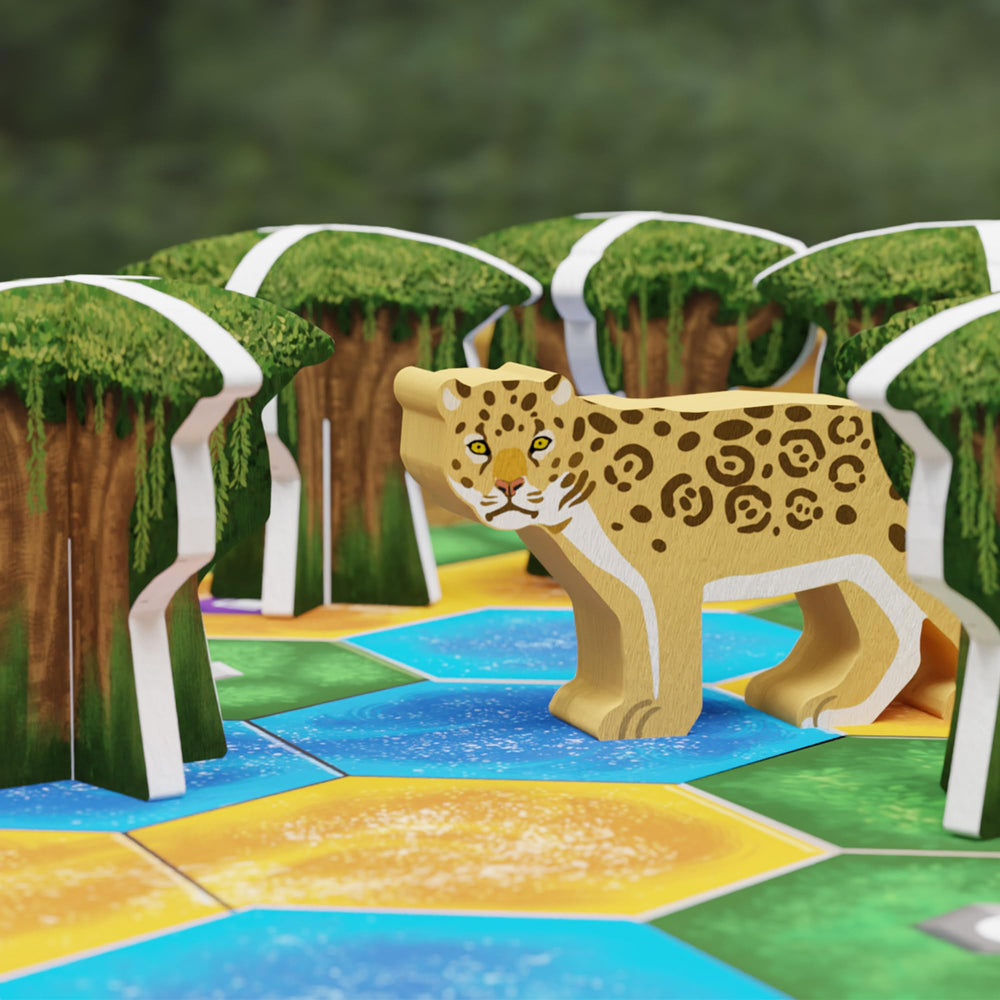 BAD COMET Life of The Amazonia 3-D trees adding depth to the board
