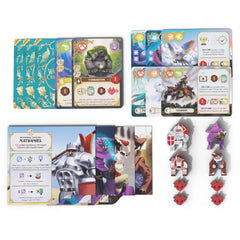 BAD COMET Wondrous Creatures components including eggs and habitat tiles for engaging gameplay.