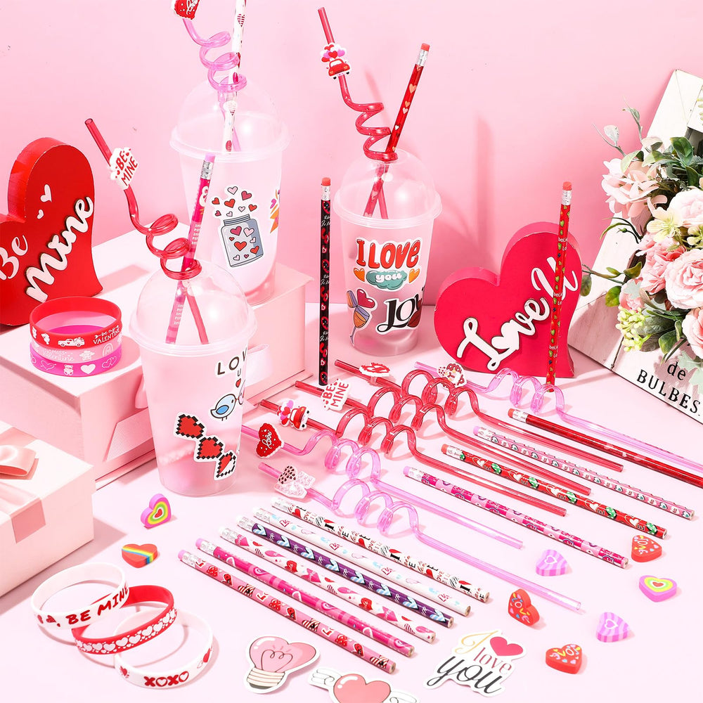 Baderke Valentine’s sticker sheets for crafts and classroom decor.