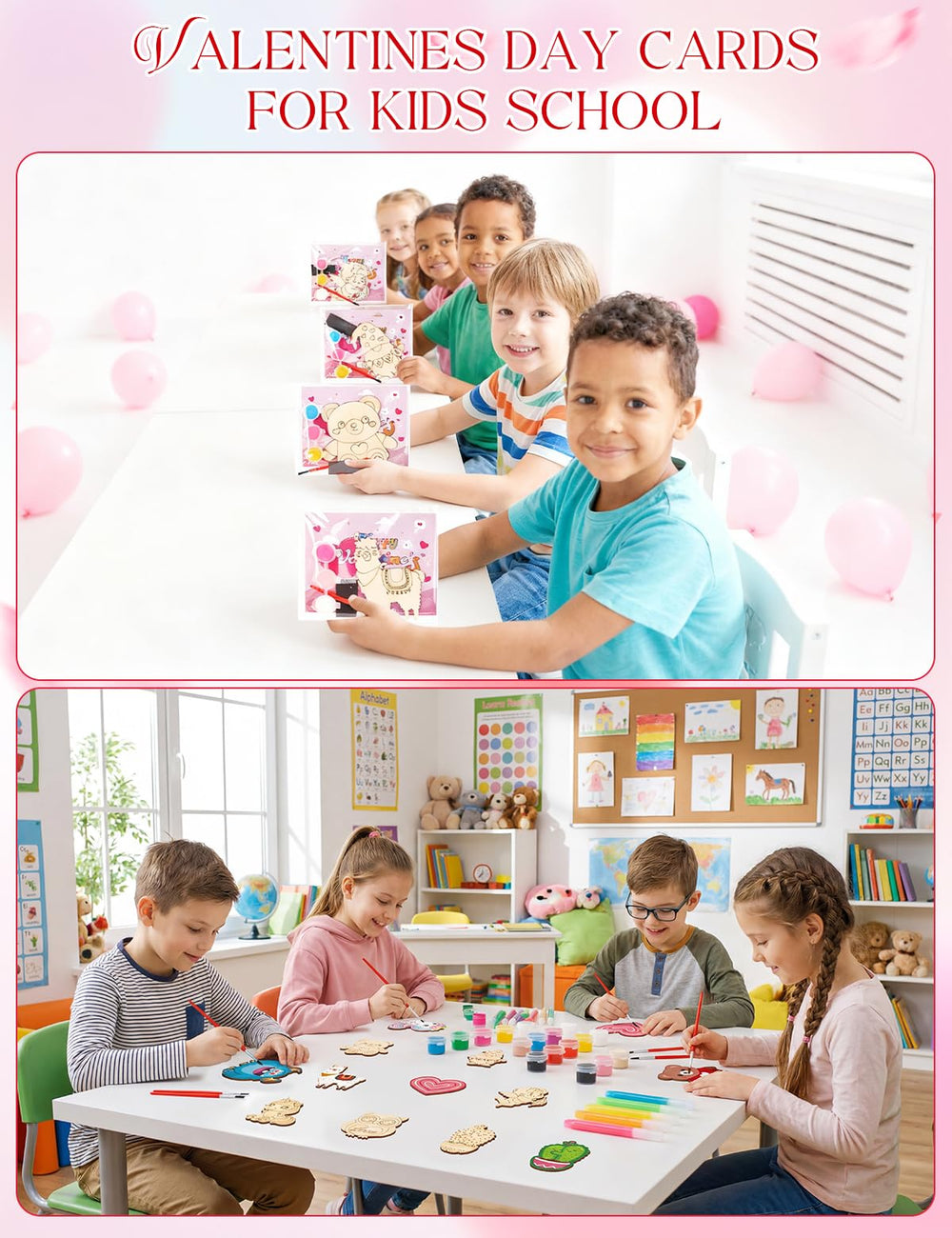 Bafeil classroom Valentine activity kit for groups.