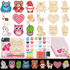 Bafeil valentines wood crafts collection for kid-safe, hands-on art.