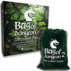Bag of Dungeon 2 map: cursed forest layout for immersive exploration.