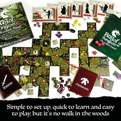 Bag of Dungeon 2 tiles: modular forest terrain for varied play.