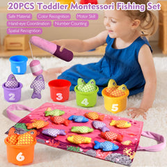 BAHIAKLO colorful fish promote color recognition and early sorting skills.