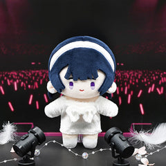 Bahomu Anime Plush Doll close-up fabric, showing soft texture and inviting hug.