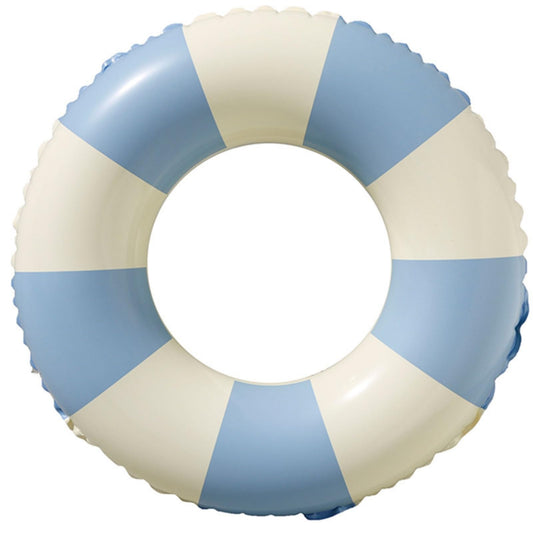 BAITEMJIA stripes blue pool float for kids, ideal for pool time and beach play