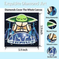 Baiwanerxiang colorful diamond gems variety brightens kids' artworks
