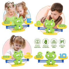 BAKAM Frog Balance Scale Toy assembly guide supports easy setup
