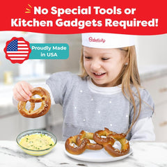 Baketivity pretzel-dry-ingredients emphasize portion accuracy for quick, easy setup.