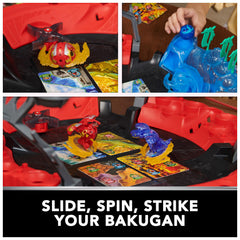 Sparring Totem adds new obstacles during Bakugan battles in the arena.