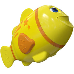 Baldr rechargeable swimming fish toy glides through water for bath time.