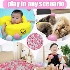 2.2in Ball Pit Balls enhance color recognition during indoor play sessions.