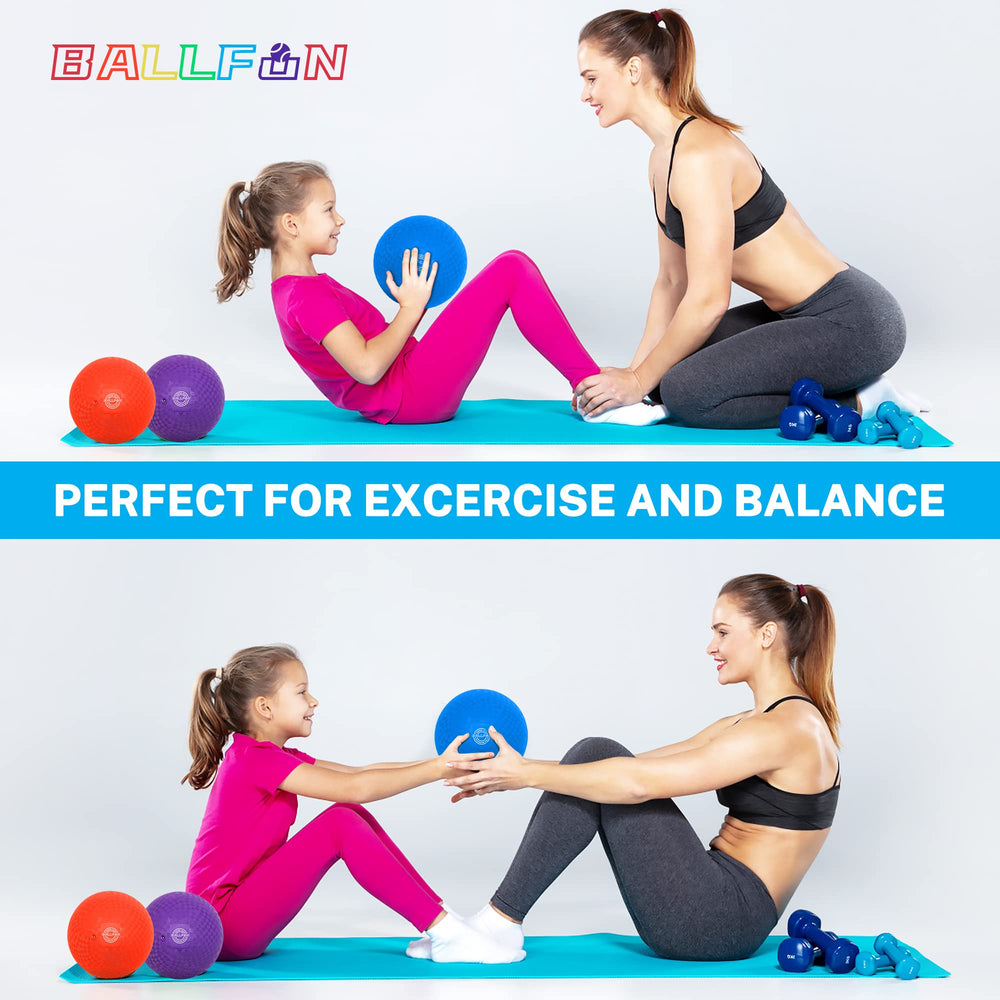 BallFUN inflation pump included with the dodgeball set for quick setup