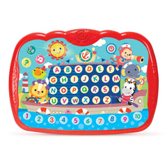 Bambiya Learning Tablet ABC Pad helps toddlers recognize letters through interactive play.