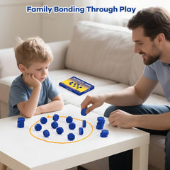 Bameca magnetic chess game shows tension as magnets spark suspense