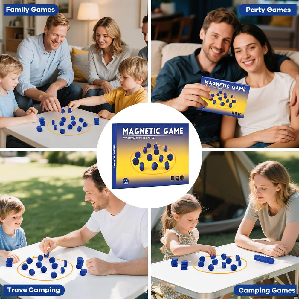Bameca magnetic chess game travel-ready for camping and road trips
