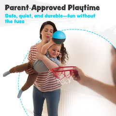 Replacement BAMMAX balls for mini hoops protect walls and maintain fun.