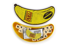 Bananagrams Duel game in progress with two players racing to grid.
