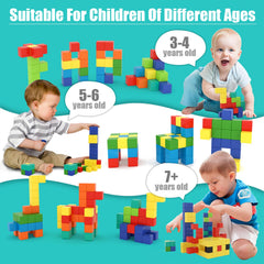 Colorful magnetic cubes by BananMelonBM spark color recognition and spatial play.