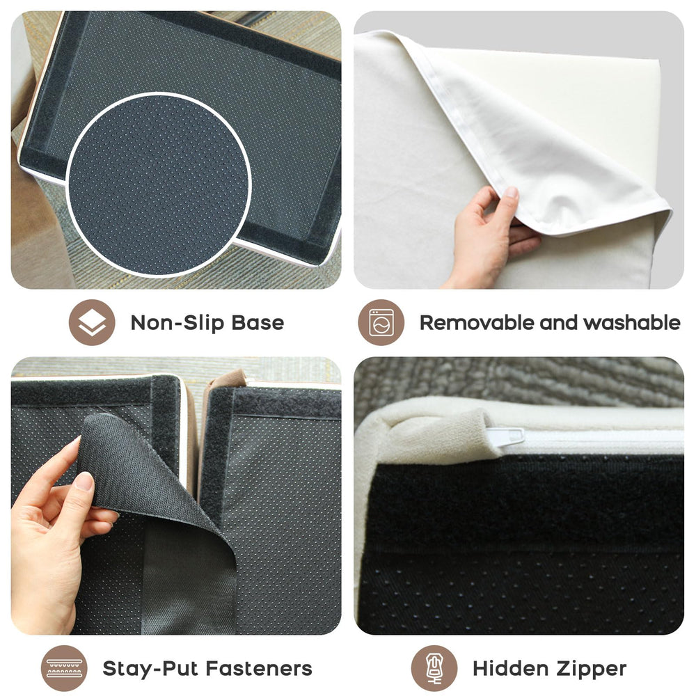BanaSuper non-slip base keeps blocks steady on hard floors during sessions.