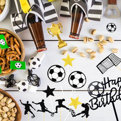 BANBALLON gold pentagram topper adds shimmering detail to centerpiece