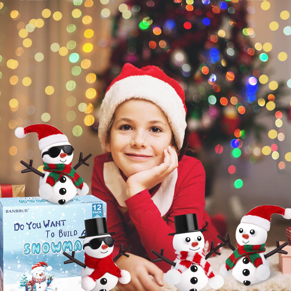 BANBBUR snowman accessories like eyes, nose, and buttons for playful detailing.