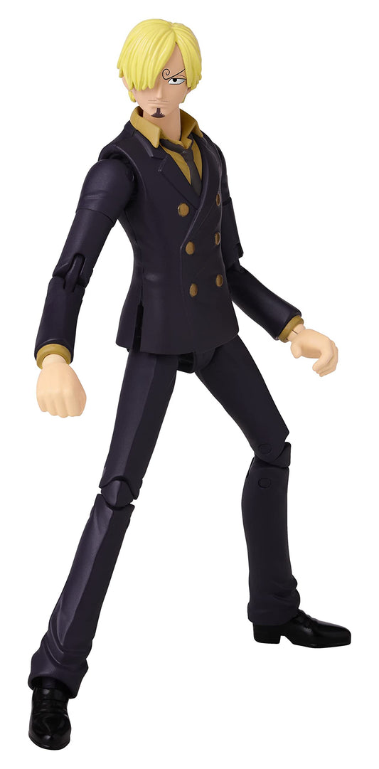 Bandai Anime Heroes Sanji figure, 165mm front view, ideal for dynamic display.