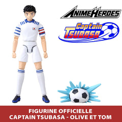 Bandai Captain Tsubasa Ozora with determined stare portrait for shelf centerpiece