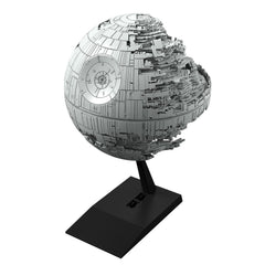 Bandai Death Star II vehicle model parts reveal crisp panel detail for a satisfying build.